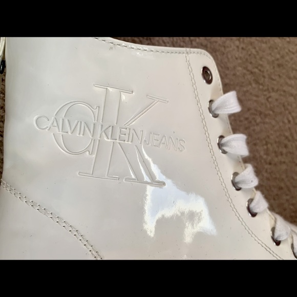 New Calvin Klein high tops platform shoes rare - Picture 2 of 4